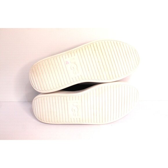 UGG Platform Sneakers Women's 7 Black White Ultra Suede Lace Up S/N 1158032 NWOB - Picture 6 of 11